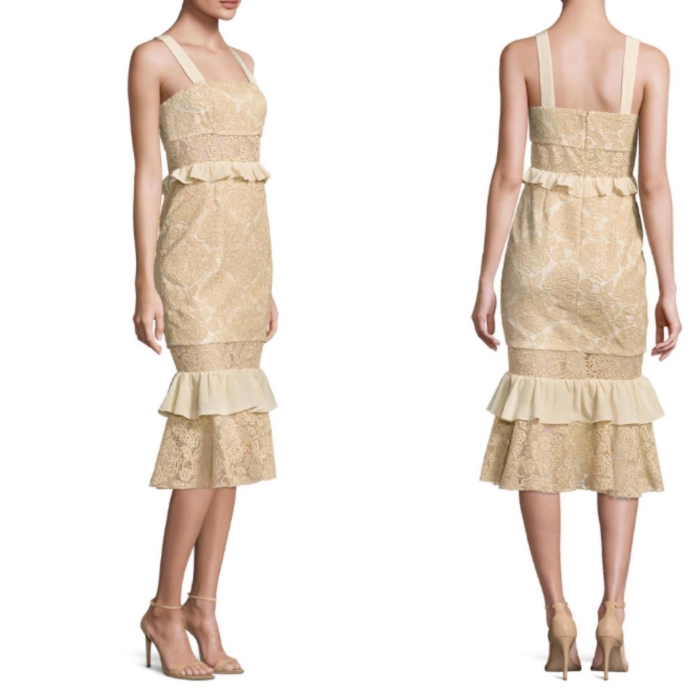 Jay Godfrey Pretty Lace Dress Size 4 NEW